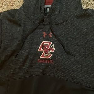 Boston College BC basketball hoodie sweatshirt men’s large under armour
